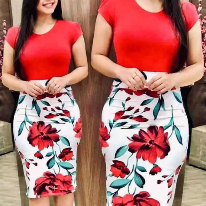 Combi dress (Skirt and Blouse) | Lazada PH