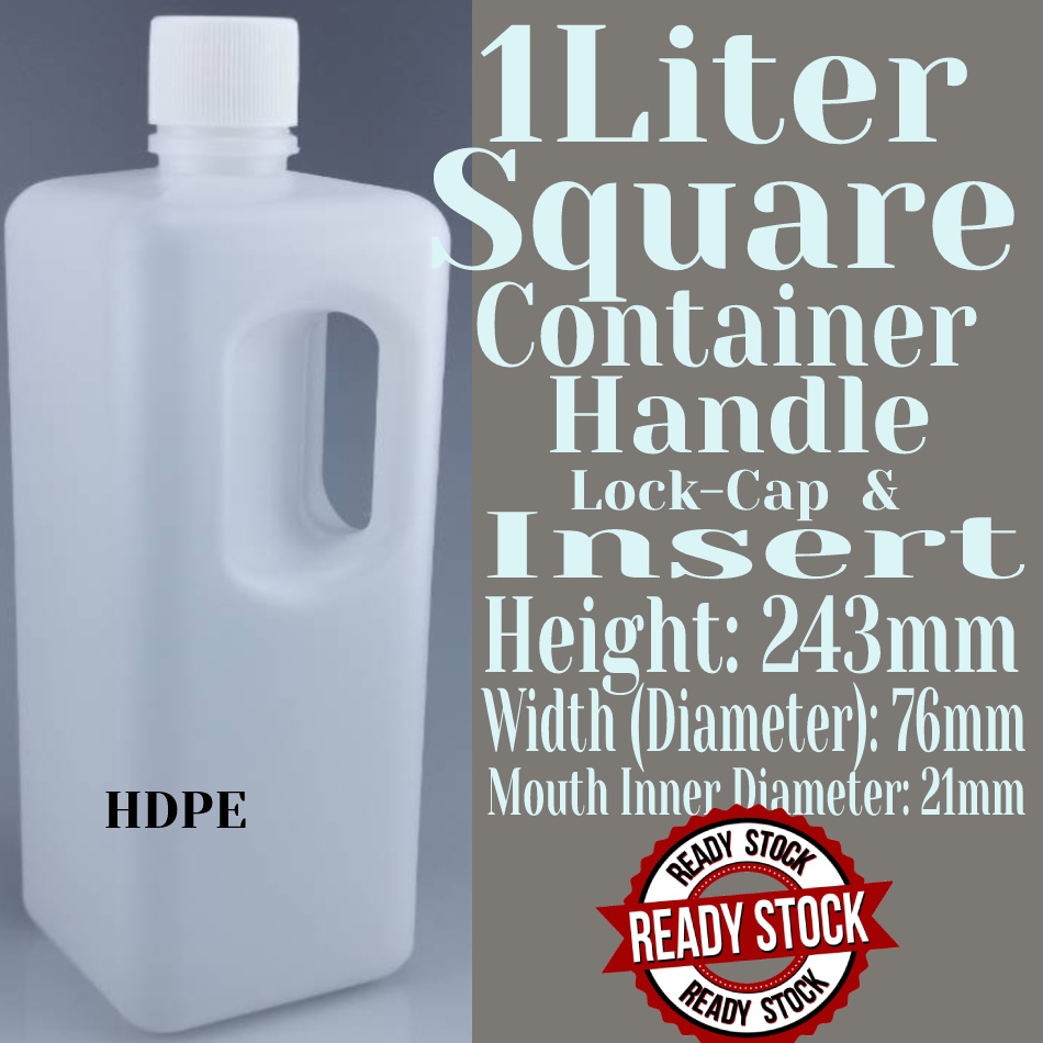 Hdpe Plastic Bottle With Handle Liter Lazada Ph