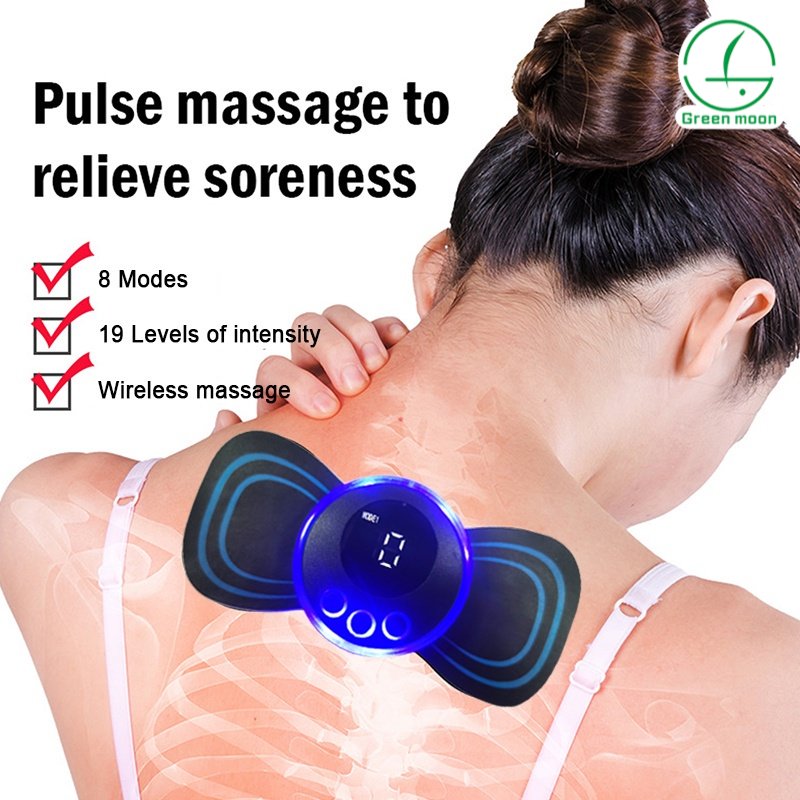 Ems Portable Lymphatic Relief Neck Massager, Cervical Massager Usb  Rechargeable Portable Neck Massager With Heating,smart Neck Massager Mini Portable  Massager Shoulder Relief For Cervical Spondylosis - Temu Philippines