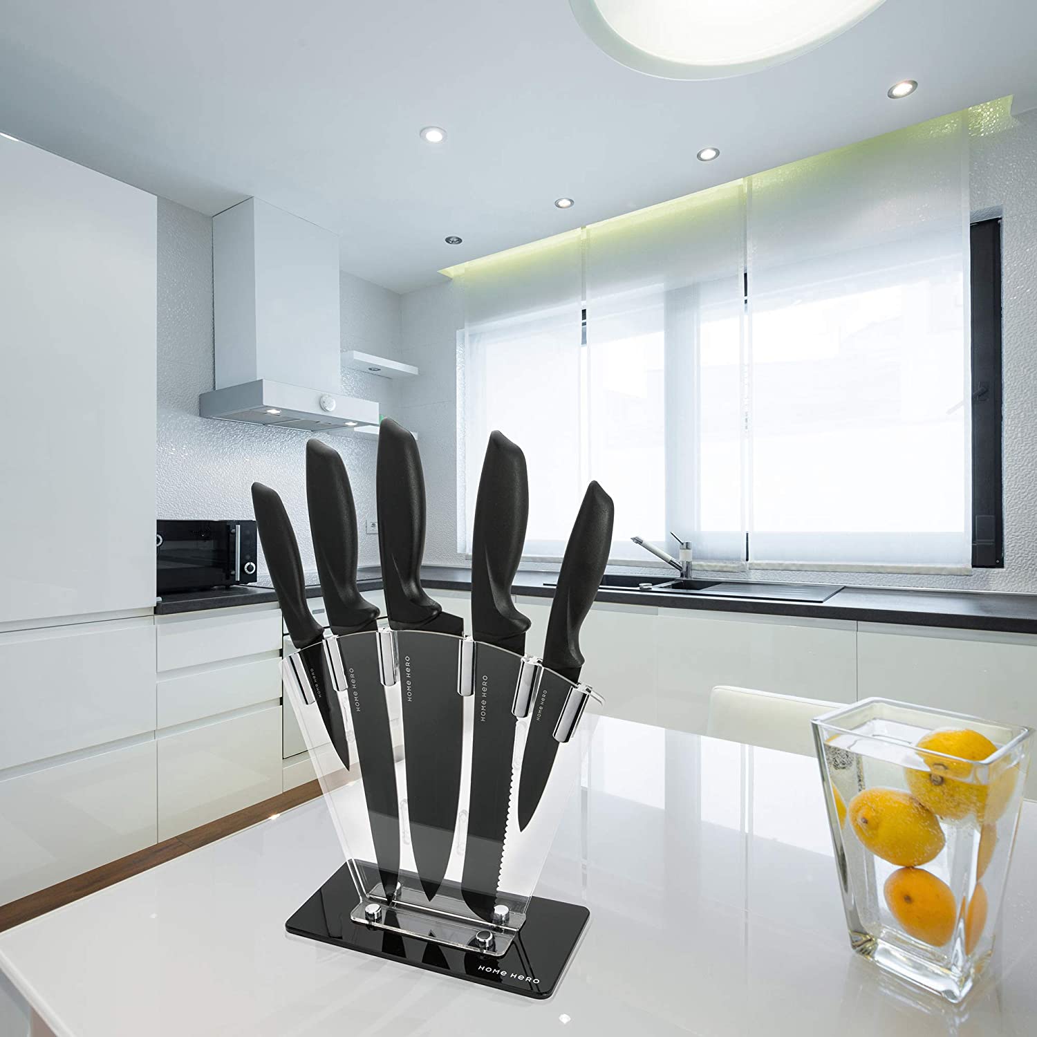 Home Hero - Kitchen Knife Set & Steak Knifes - Ultra-Sharp High Carbon  Stainless Steel 7-Pcs, 7 - Fry's Food Stores