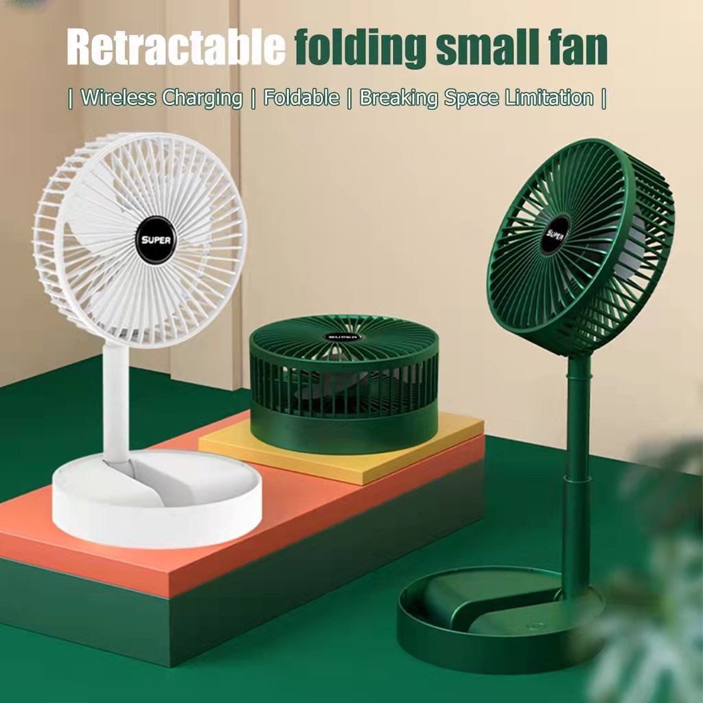 Allshop Desk Electric Fan Small folding fan with USB charging ...