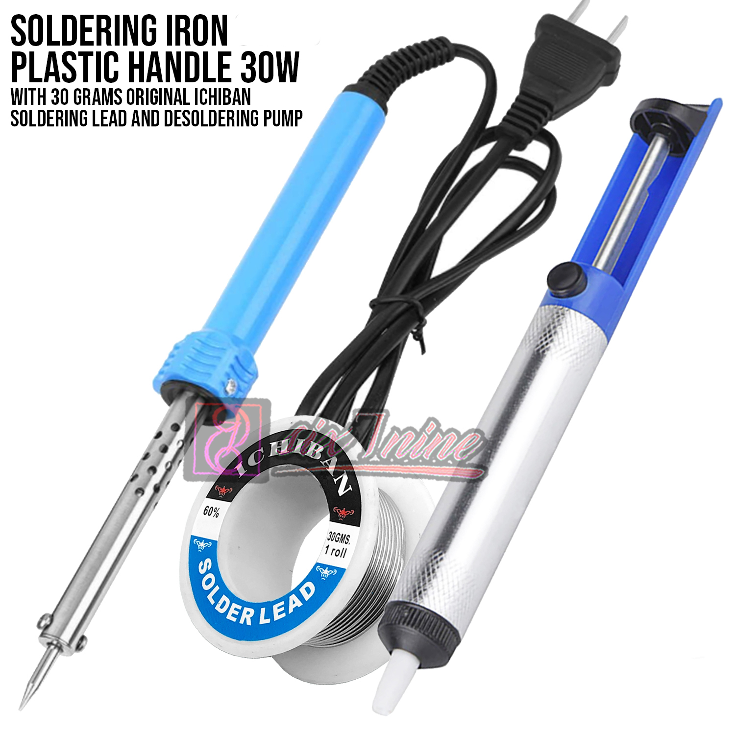 30W Soldering Iron Plastic Handle With 30G Original Ichiban Soldering