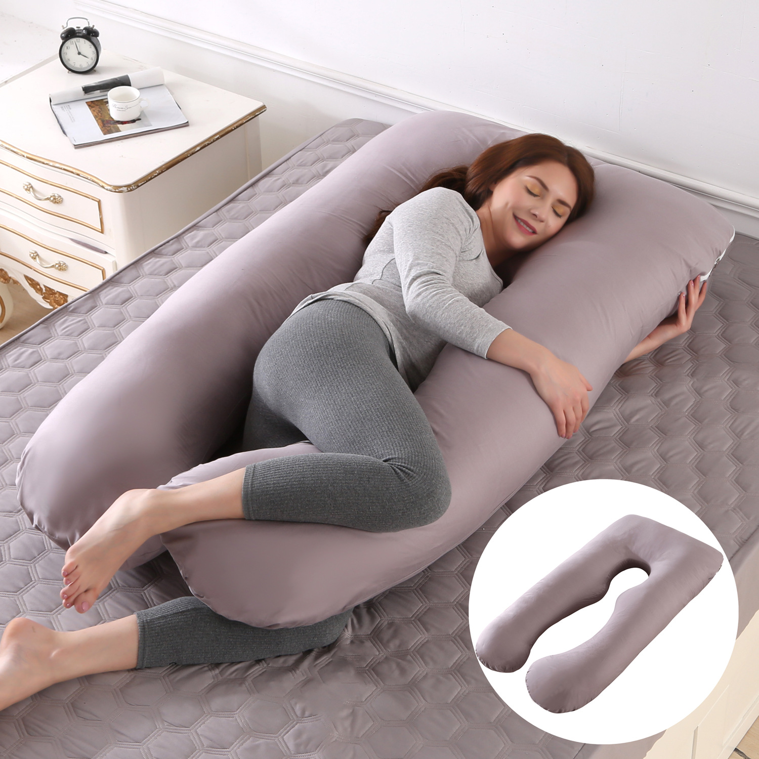 maternity pillow U shape Dismantled Pregnant Protection pillow