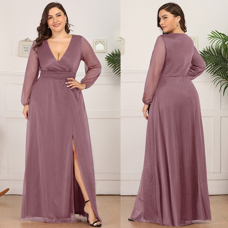 old rose plus size dress