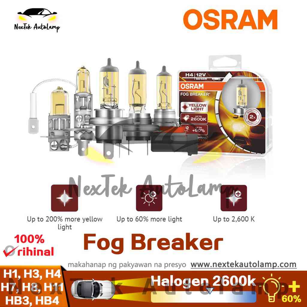 new arrival osram fog breaker yellow