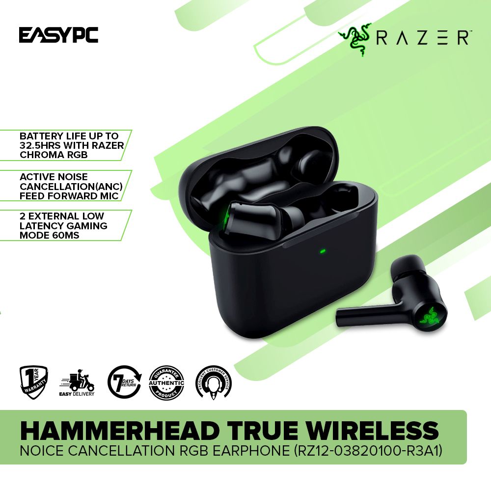 Wireless Earbuds Razer Hammerhead Pro V2 Mic On Pc Razer