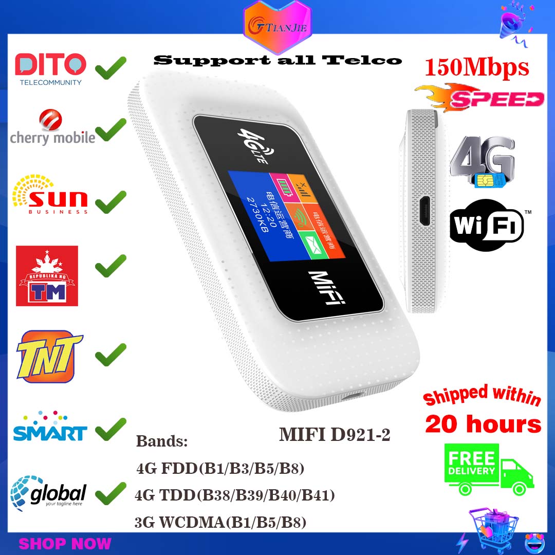 4G Pocket WiFi Router, DITO Wifi Modem, Globe Home Prepaid Wifi, Mobile ...