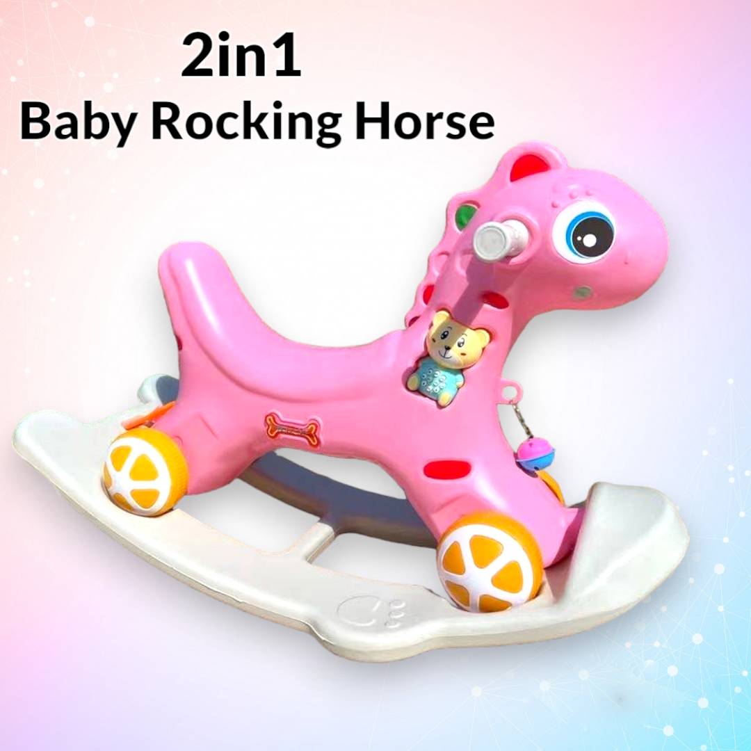 Rocking Horse Pink Horse Toy Buy Lovely Baby Kids Rideon Rocking
