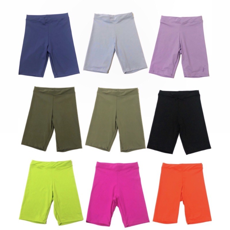 biker shorts in all colors