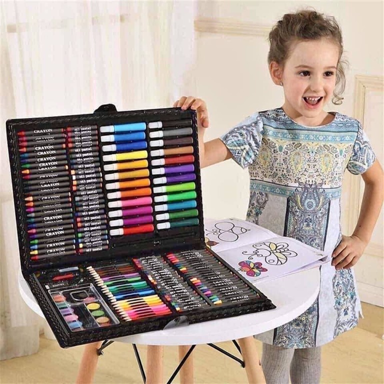 HappyDeals Super Mega Kid's ART Coloring Set