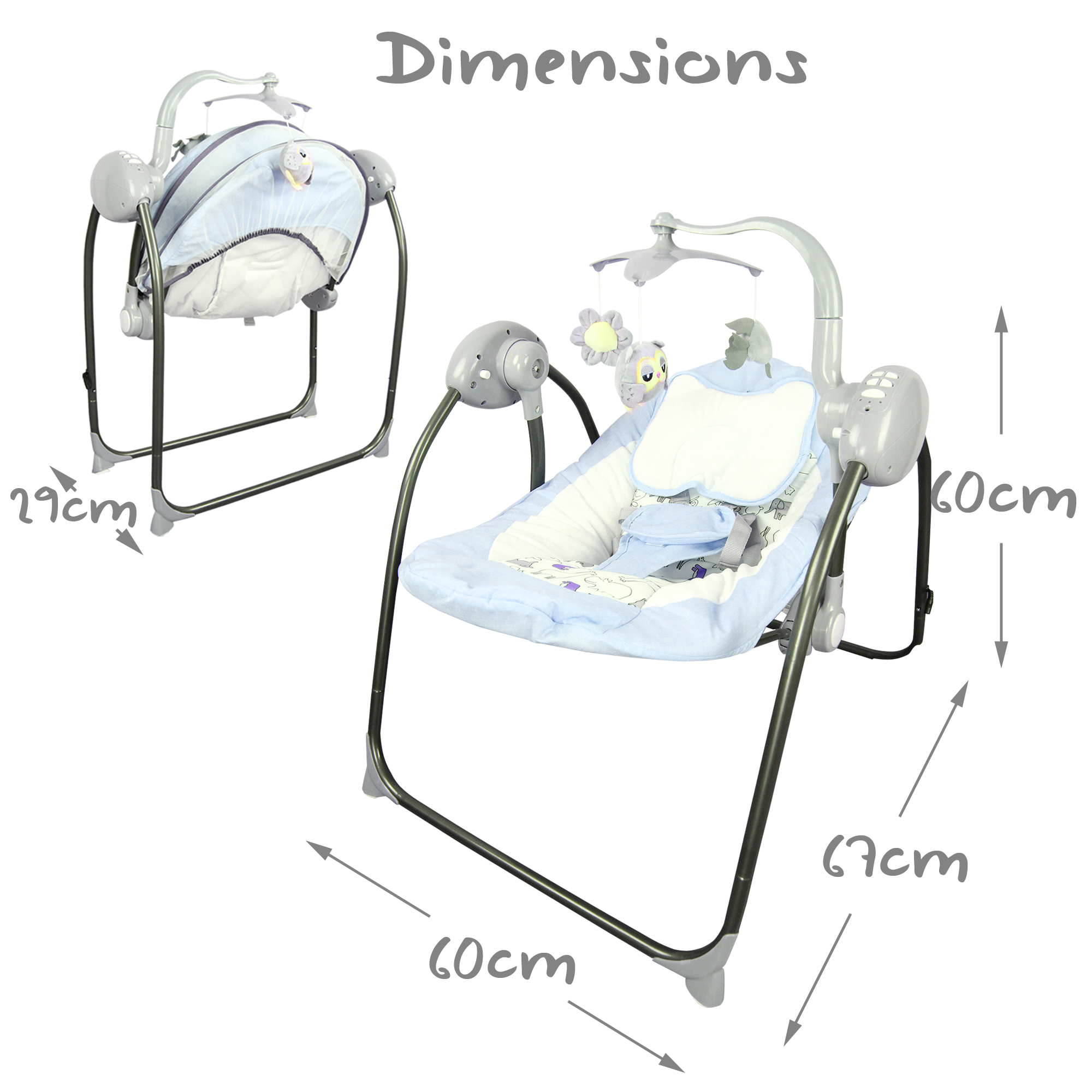 unicorn baby swing