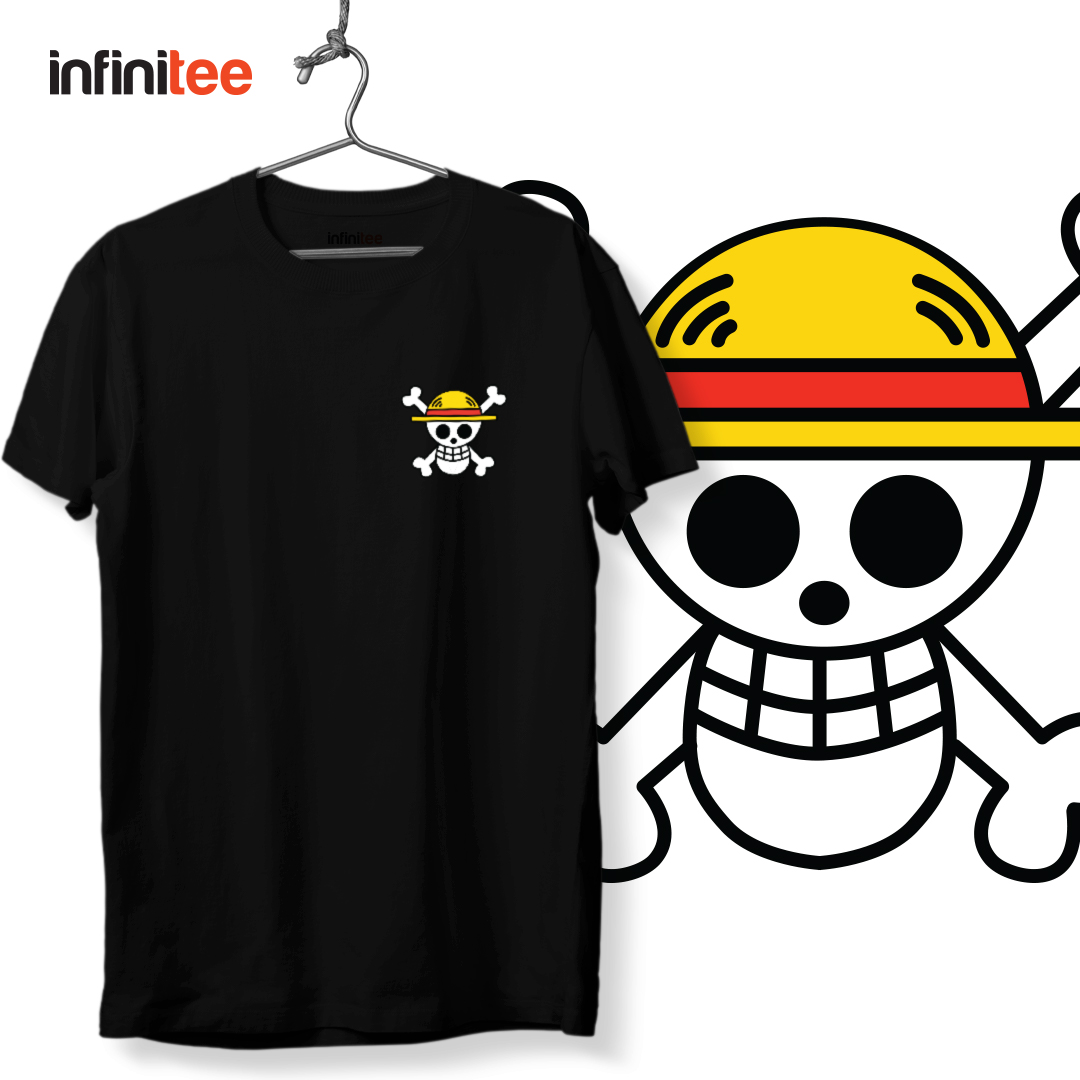 T shirt for men/Infinitee ONE PIECE Straw Hat Pirates Anime Manga Shirt in  Black Tshirt For Men and Women round neck cotton tee crewneck t-shirt  trendy fashion clothing line t shirt mens