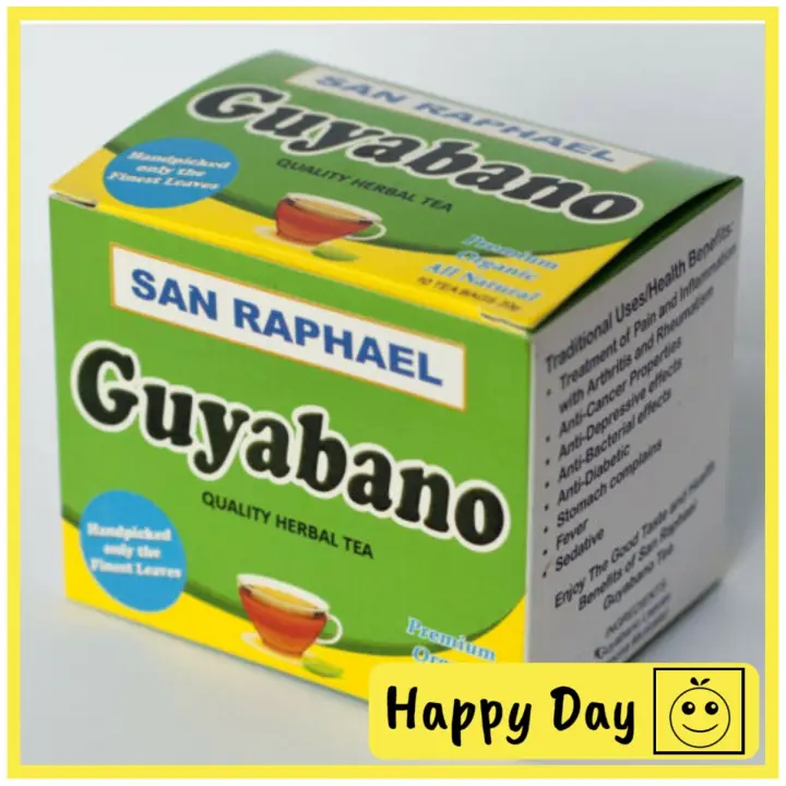 San Raphael Guyabano Herbal Tea 1 Box 10 Tea Bags g Lazada Ph