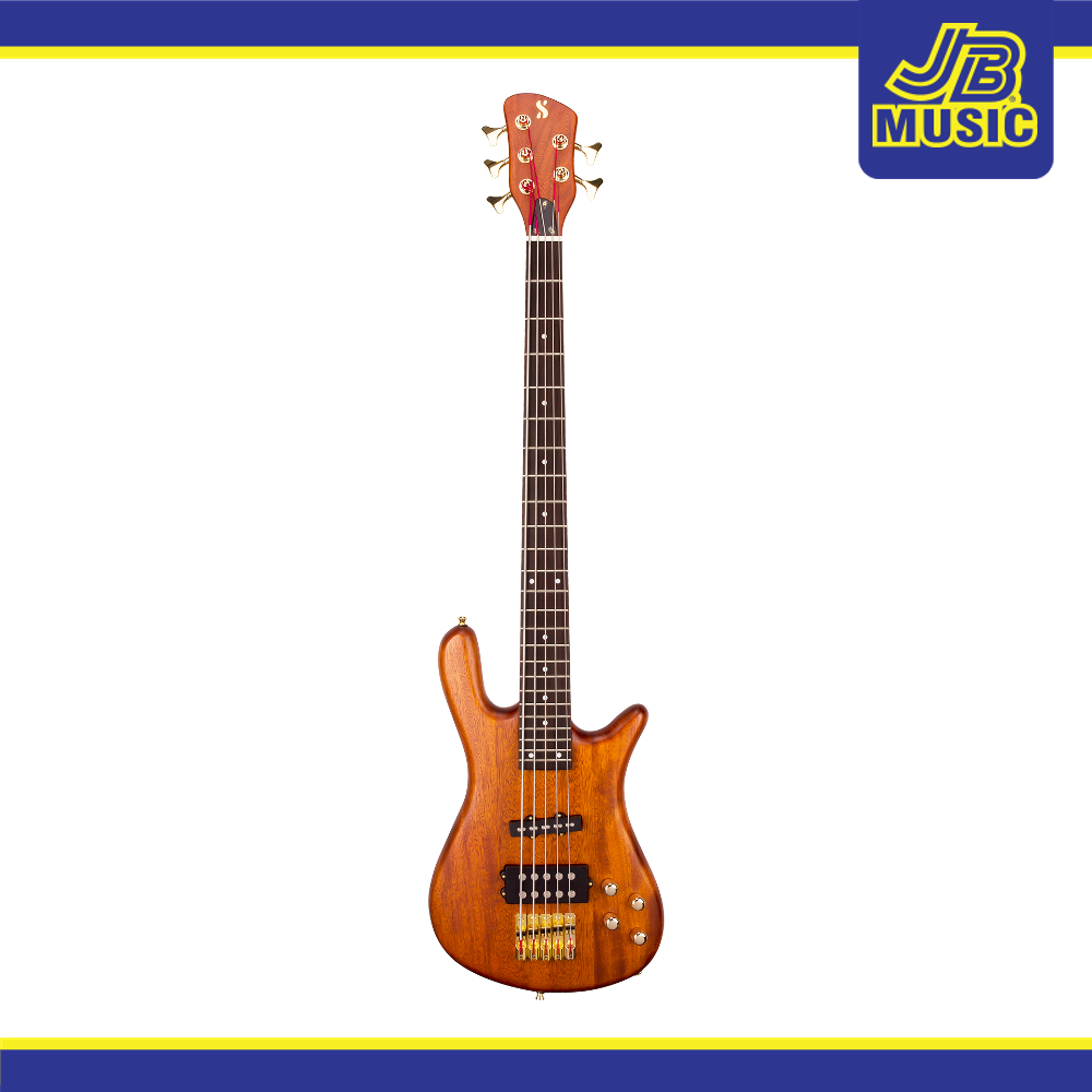 SX – SWB1/5 5 String Bass Guitar Natural (Musical Instrument)(Bass 
