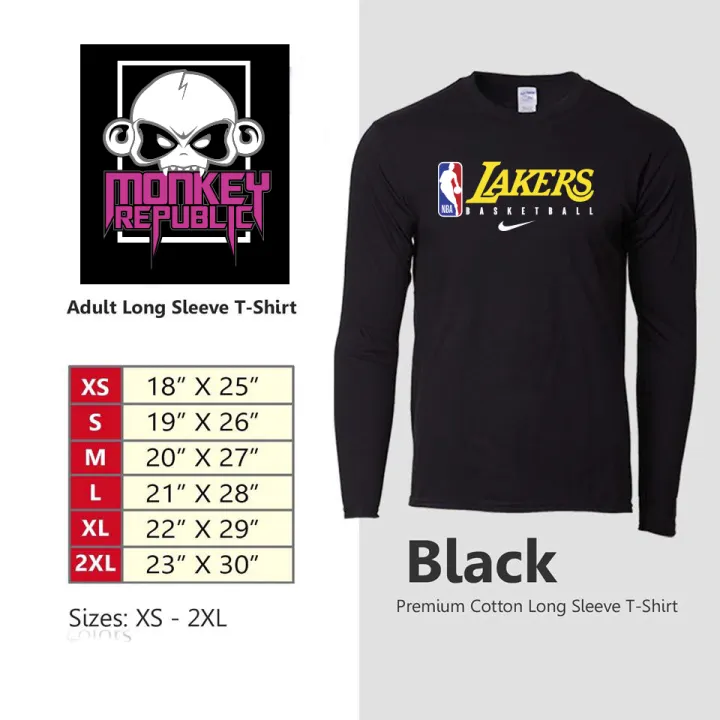 lakers long sleeve warm up