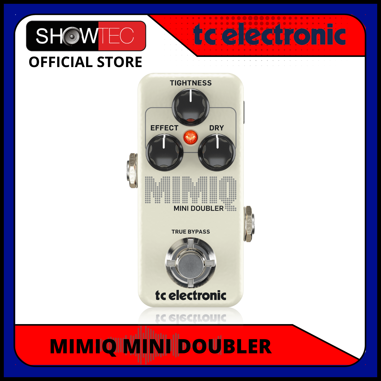 TC Electronic MIMIQ DOUBLER Guitar Pedal - Realistic Guitar Doubling Effect