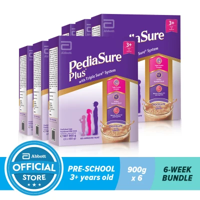 Pediasure Plus Choco 900G For Kids Above 3 Years Old Bundle of 6