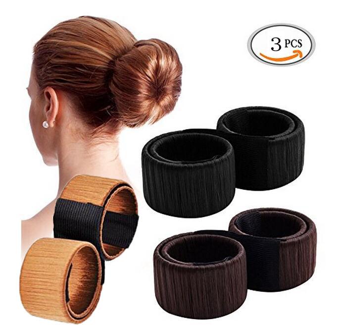 3pcs Hair Accessories Bun Maker Braid Hair Styling Beauty Tool