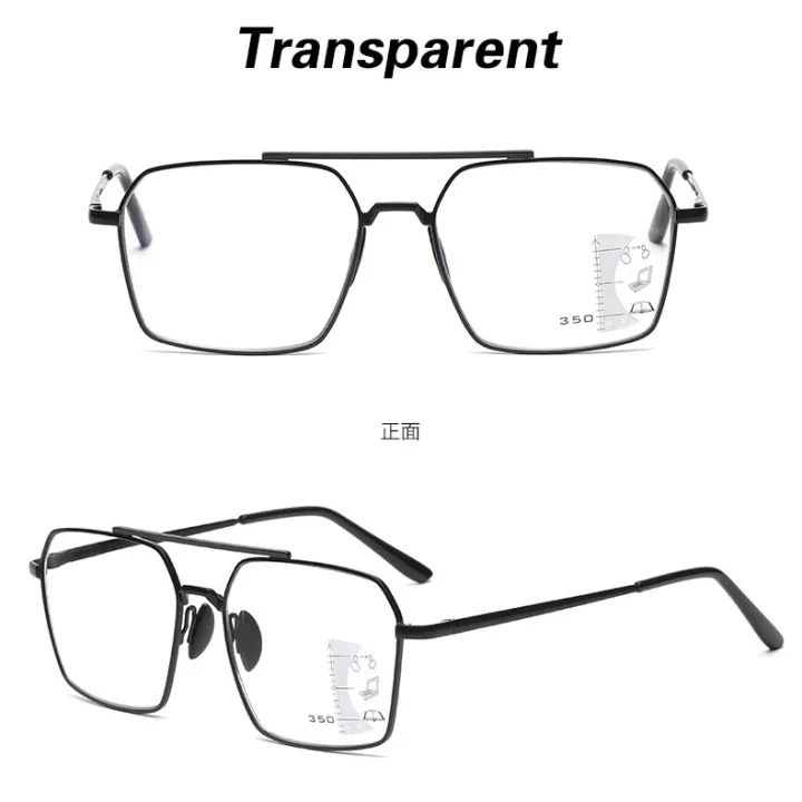 AntiBlue Progressive Multifocal Reading Glasses Reading Glasses Smart Zoom To Look Far And Near