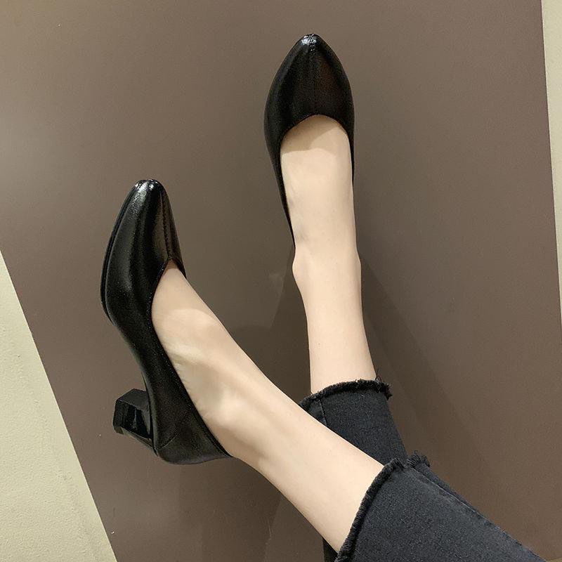 MMSIME FORMAL PLAIN WEDGES BLACK SHOES FOR WOMEN BEST SELLER Lazada PH
