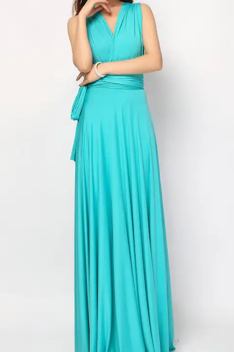Turquoise green infinity dress Clearance