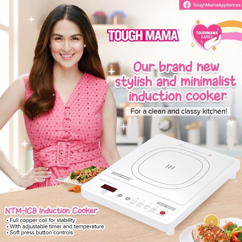 Tough Mama NTMIC8 Induction Cooker Electric Stove Cooker White