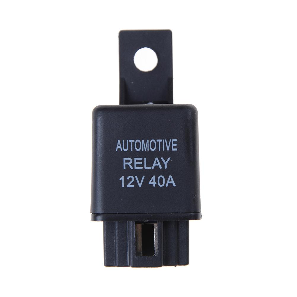 Ministar 12V 40A Car Automotive Relay 4 Pins SPST Alarm Relay with relay socket