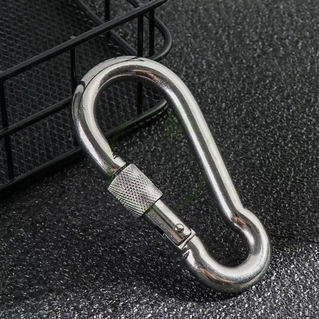 【COD】612mm Snap Hook w/ and w/out Lock Metal Lock Carabiner Hook Snap