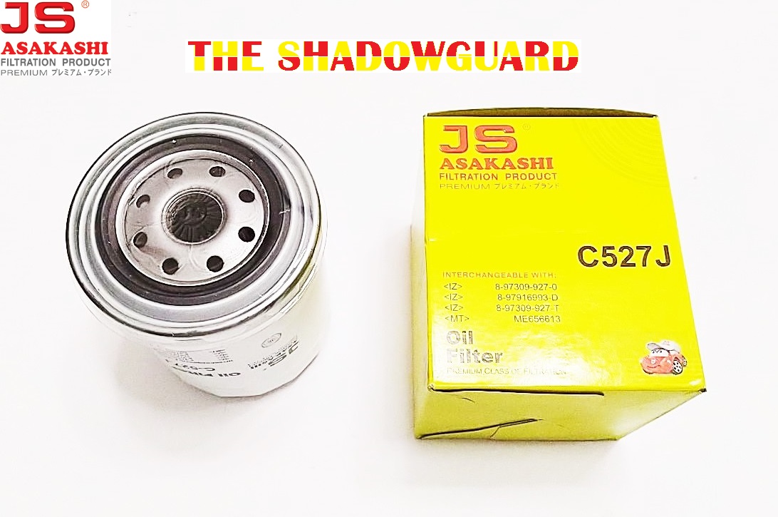 C527J Oil Filter for Isuzu DMax LS 2wd 4x4 20022012 4JA1T Engine