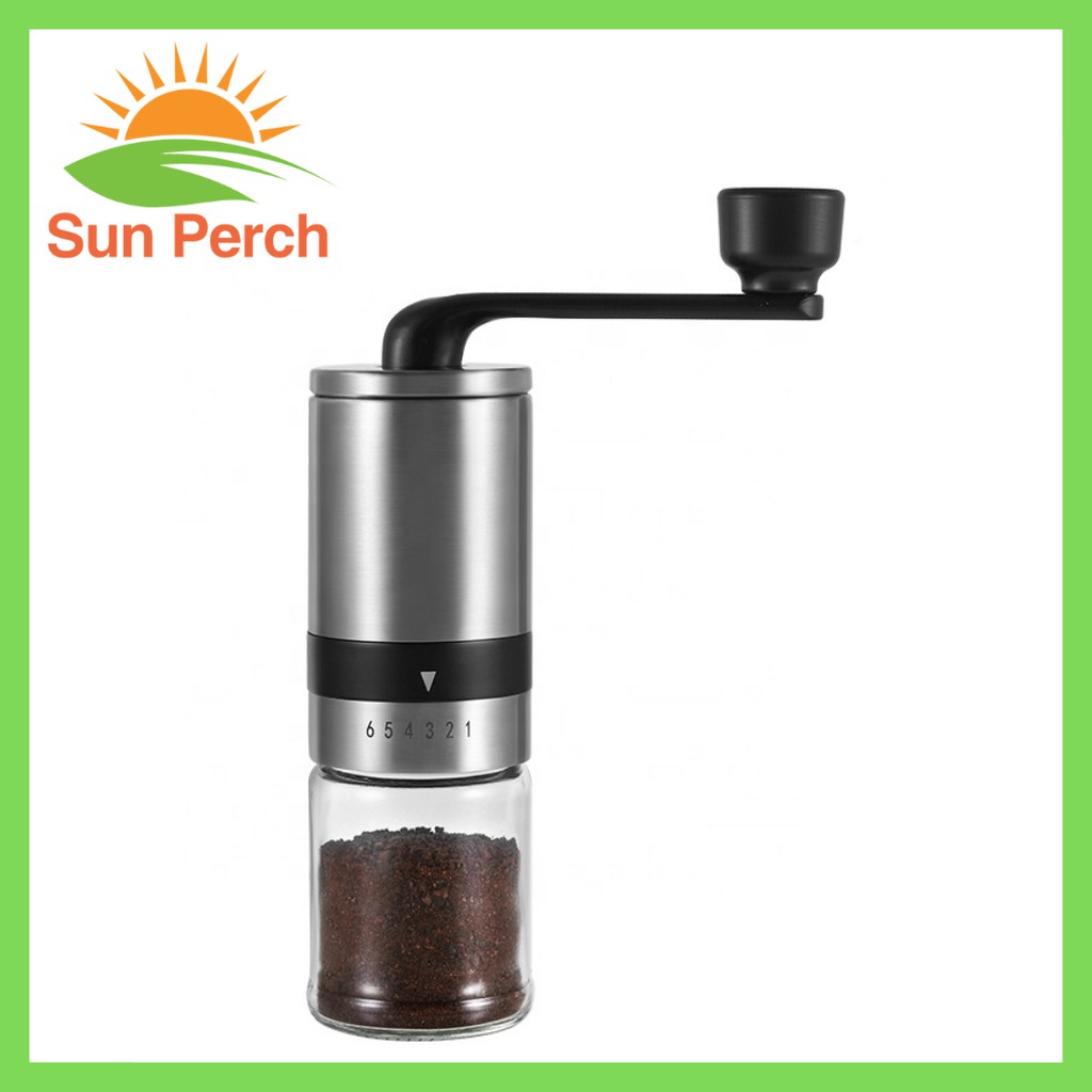 Professional Adjustable Ceramic Burr Portable Manual Coffee Grinder