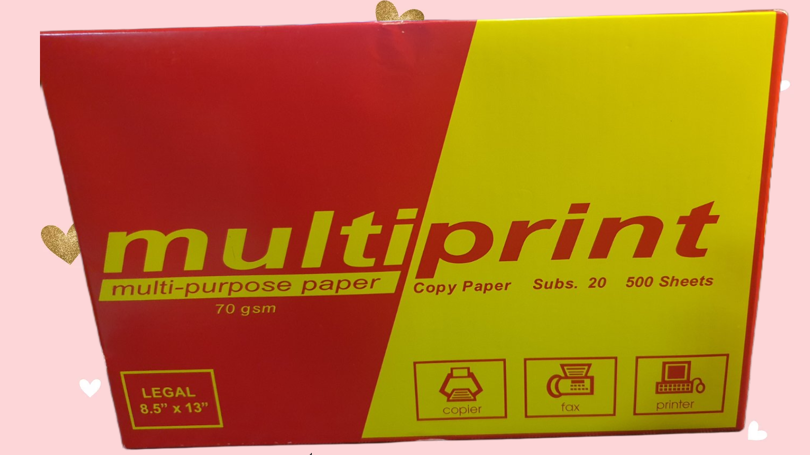 MULTIPRINT - COPY PAPER/MULTIPURPOSE PAPER A4 SIZE 70 GSM SUBSTANCE 20 ...