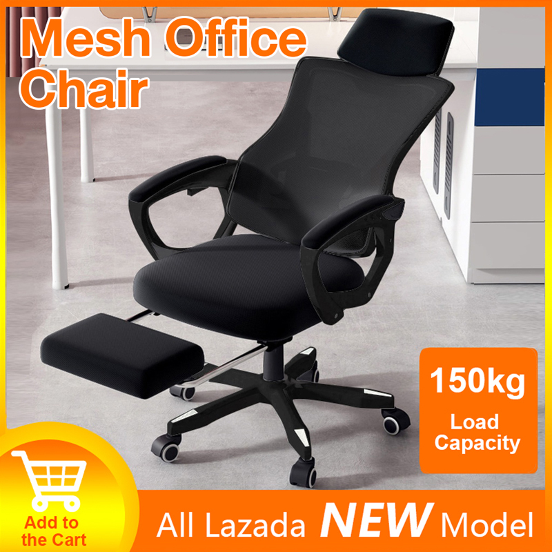 Mesh Breathable High-back Office Chair Adjustable Armrest Ergonomics ...