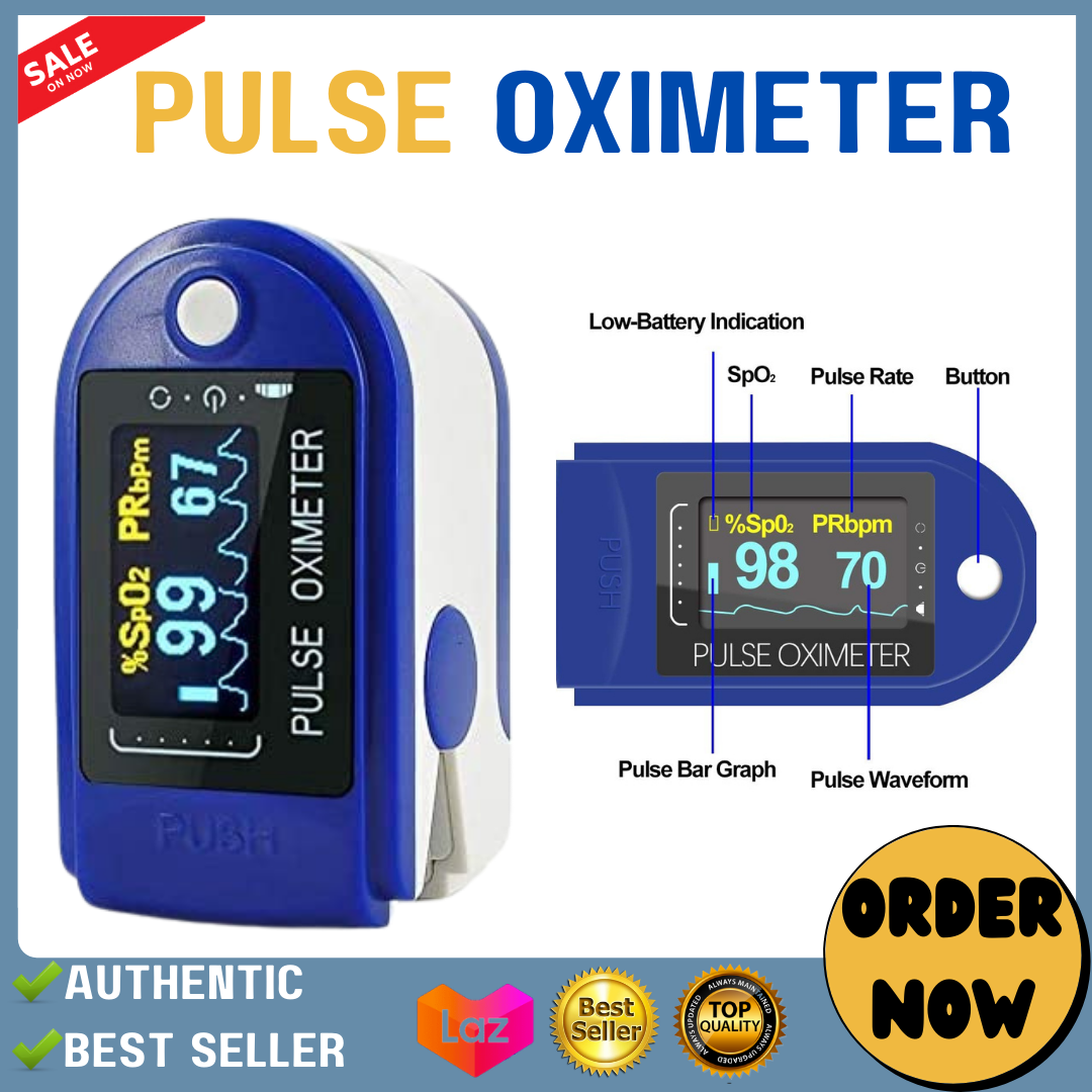 100% ORIGINAL Portable Digital Fingertip Pulse Oximeter | Blood Oxygen ...