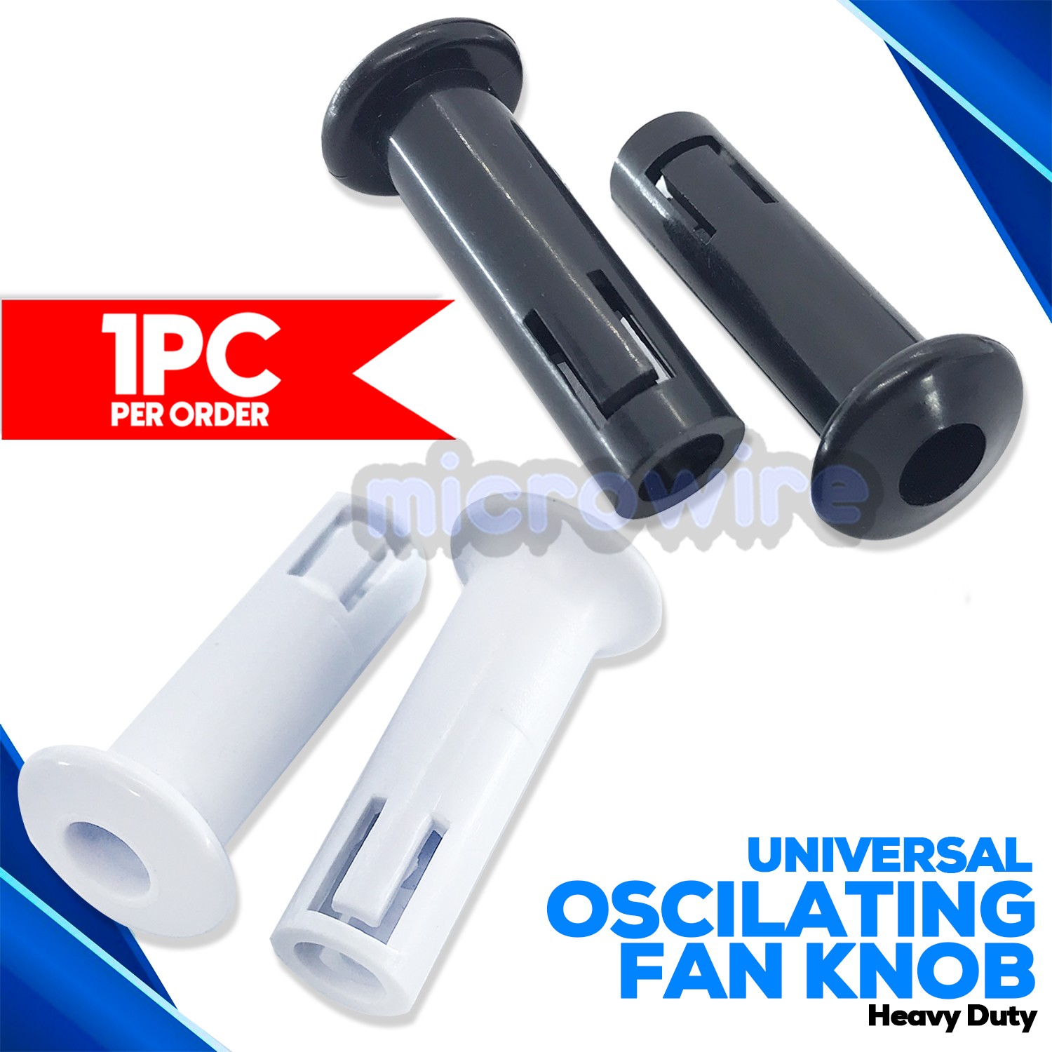 UNIVERSAL FAN OSCILLATING KNOB (BLACK/WHITE) Lazada PH