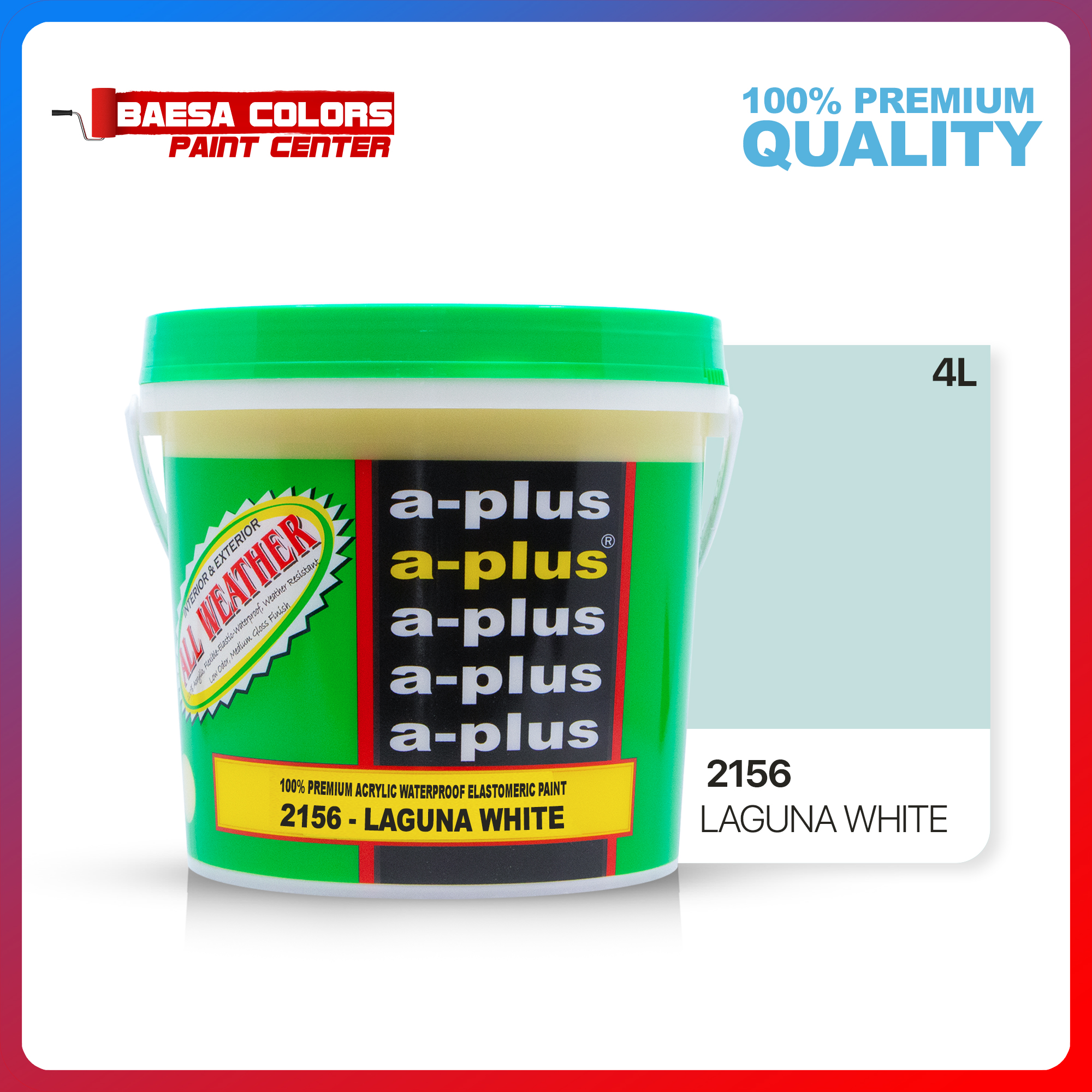 APlus All Weather4L 2155 Laguna White/ FAMILY COLOR LIGHT BLUE for