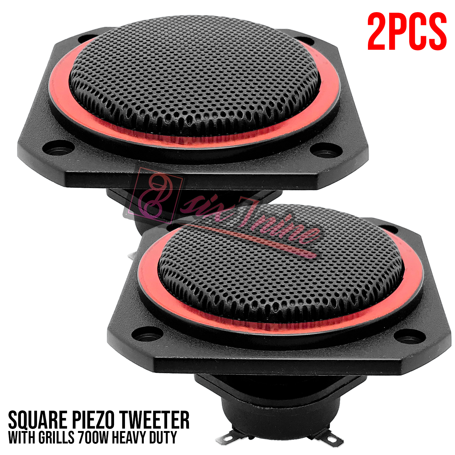 Rectangular Tweeter 2PCS Square Piezo Tweeter 700W With Grills Heavy Duty | Lazada PH