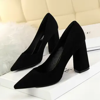 high heels with pointed toe