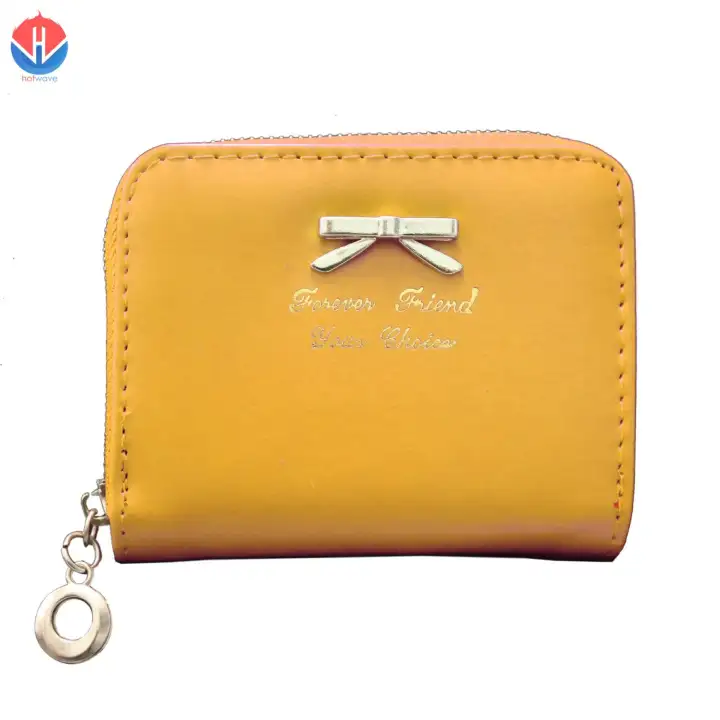 yellow coin purse