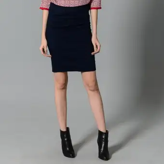 ladies denim pencil skirt