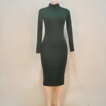 ladies green dress