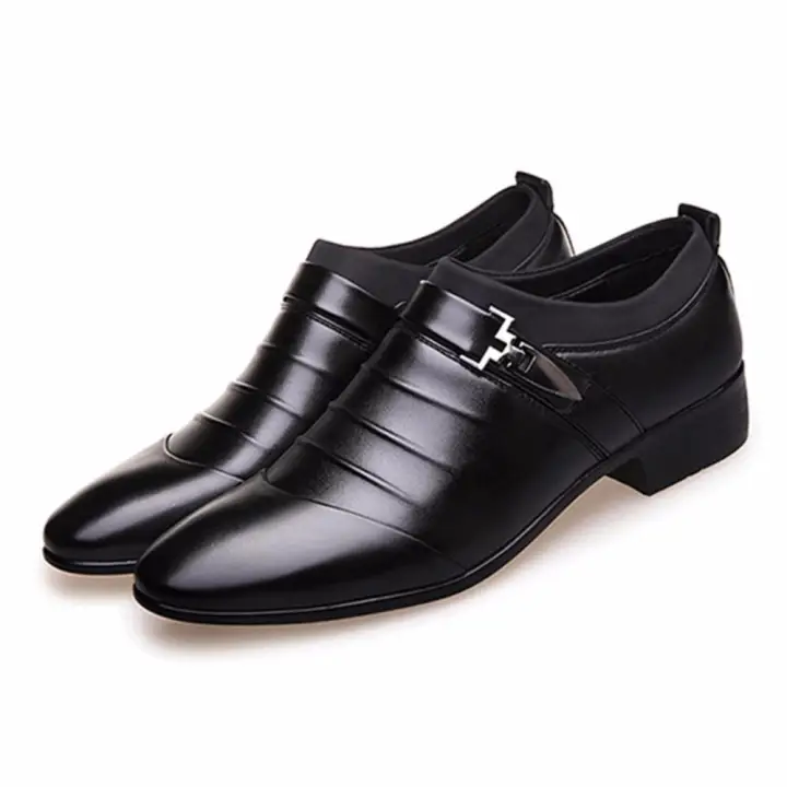 leather shoes black formal
