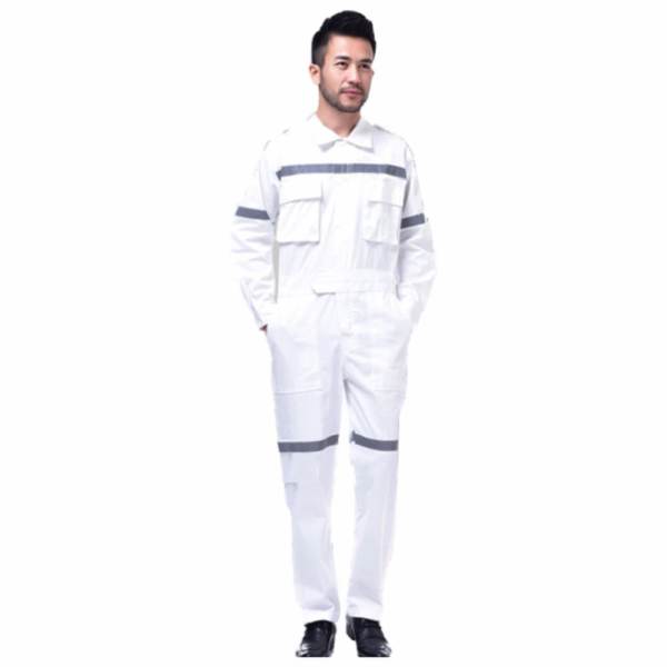 white coverall jumpsuit