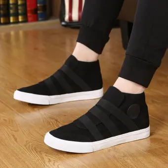 slip on high top sneakers