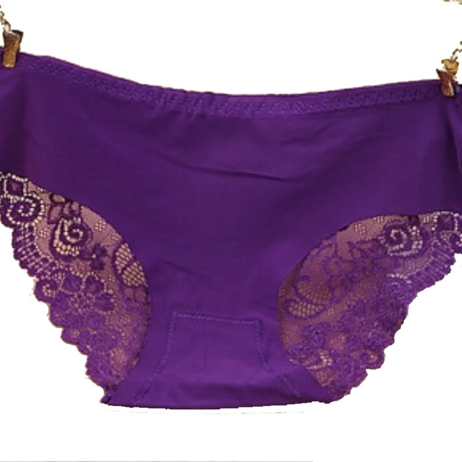 purple womens underwear