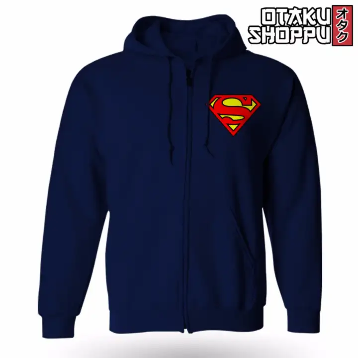 superman zip up hoodie
