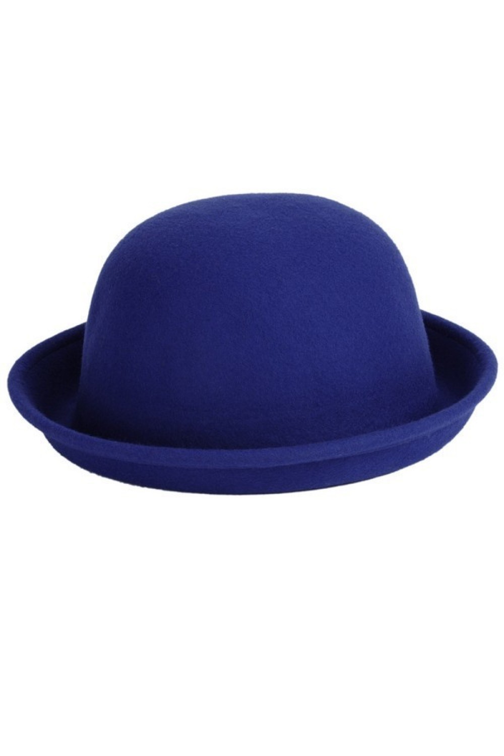 navy blue bowler hat