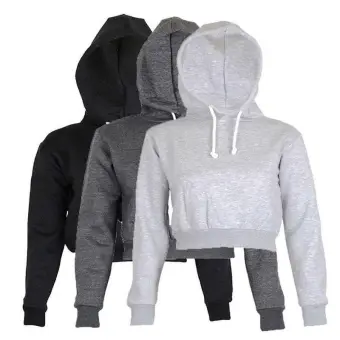 lazada crop top hoodie