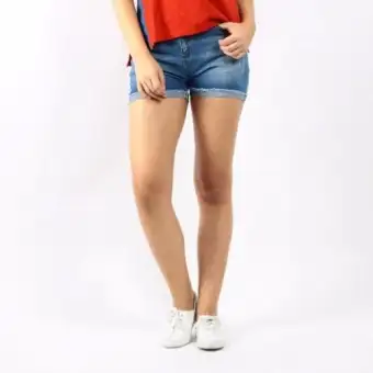 wrangler jean shorts womens