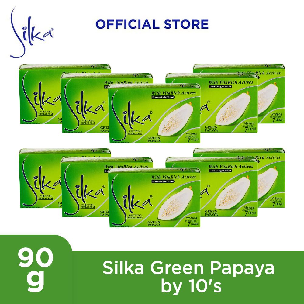 Silka Green Papaya 90g by 10's | Lazada PH