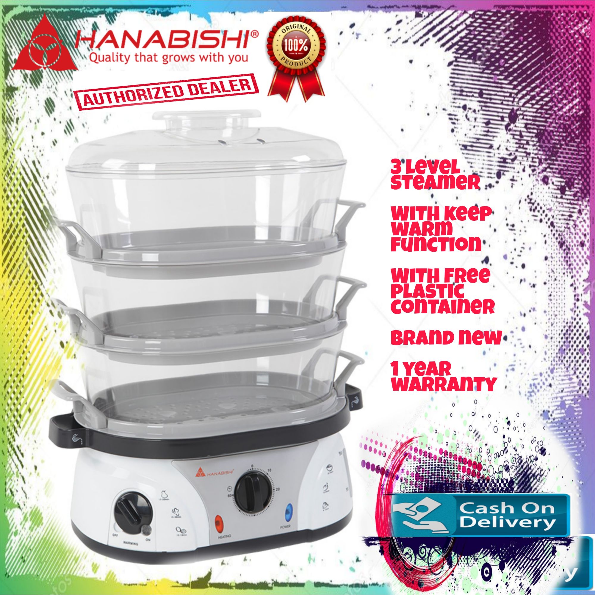 Food steamer HFS55 hanabishi Lazada PH